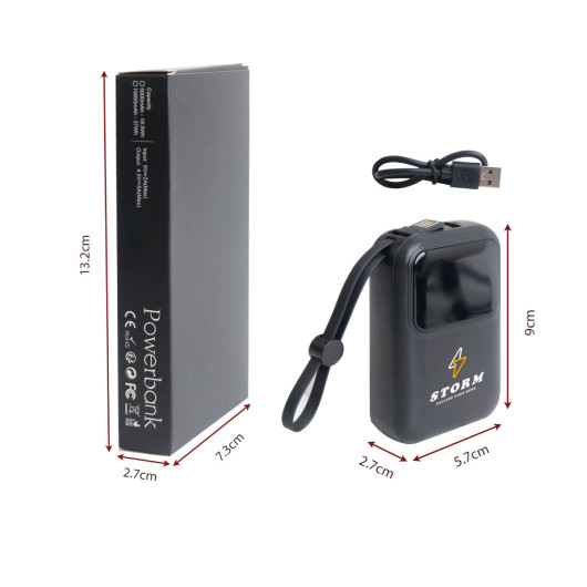 Eco Portable Fast Charging Power Banks Dimensions